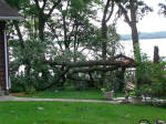 Sunday nights storm on June 9th was pretty harsh on the north side of Pelican Lake