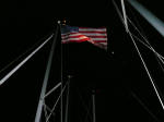 American Flag lit up