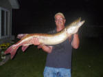 Steve Heinz caught a big Muskie